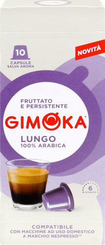 

Кофе в капсулах формата Nespresso Gimoka Lungo 10 капсул 55 г