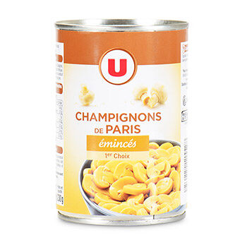 Шампиньоны Sistem U резаные консервированные