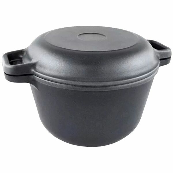 Казан НЕВА МЕТАЛЛ ПОСУДА литой алюминий, 3л Арт. 6830