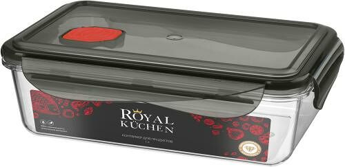 Контейнер Бытпласт Royal Kuchen герметичный с крышкой с клапаном, 1 шт