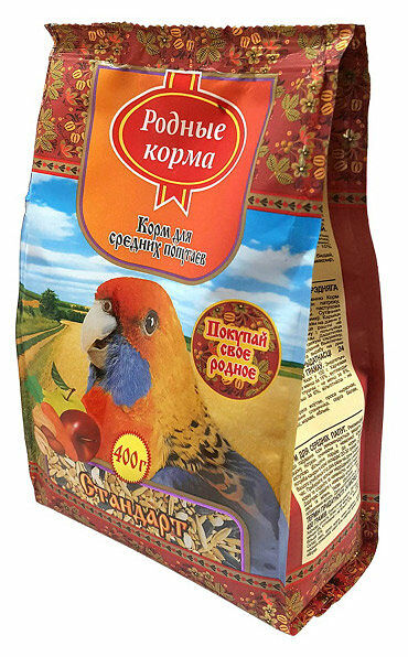 Корм для средних попугаев Стандарт ТМ Родные корма