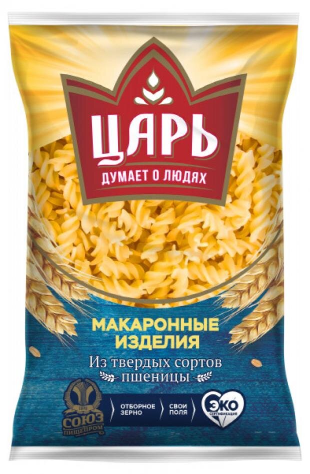 

Макаронные изделия Царь спиральки 450 г
