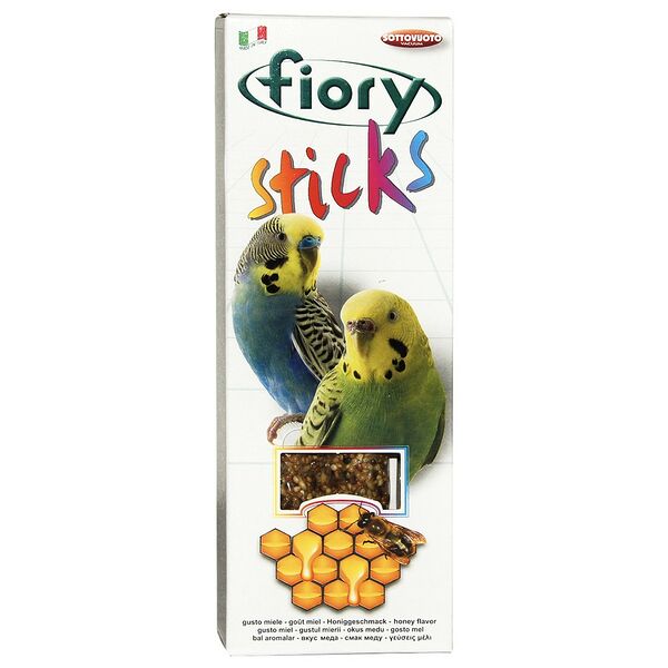 Палочки для попугаев Fiory Sticks Мёд 2х30 г