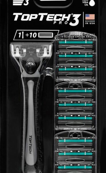 Бритва TopTech Pro 3 с 10 сменными кассетами