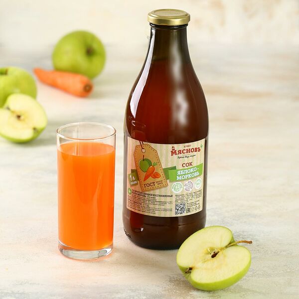 Сок яблоко-морковь МясновЪ Буфет
