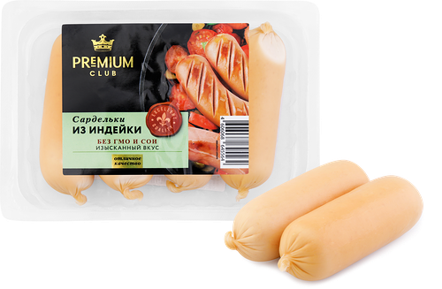 Сардельки Premium Club из индейки