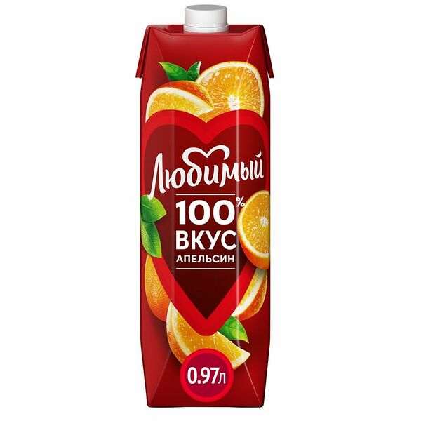 Нектар Любимый апельсин с мякотью