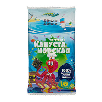 Морская капуста Nori land Осьминожка, сушеная