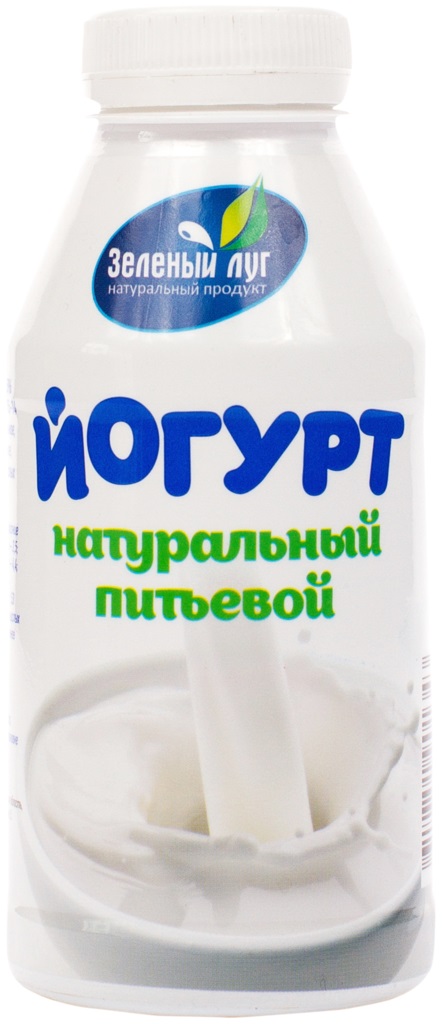 

Йогурт питьевой Зеленый Луг Натуральный 2.5% 340 г