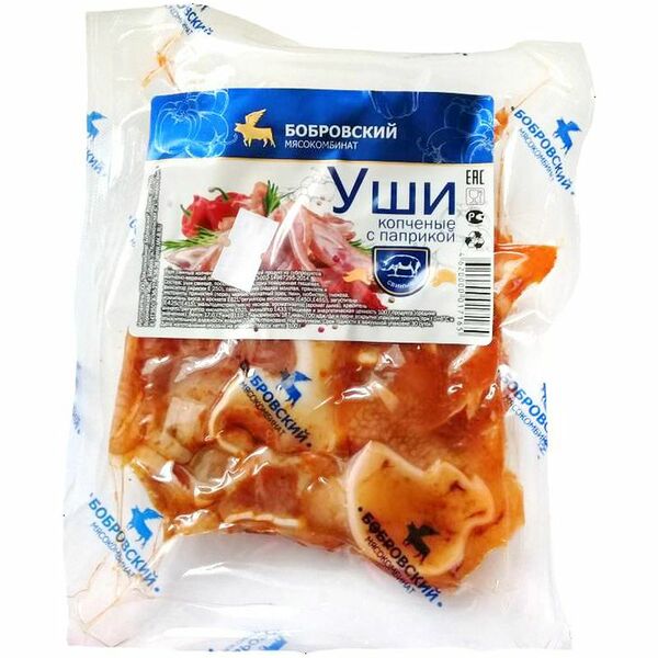 Уши свиные МК Бобровский копчёные