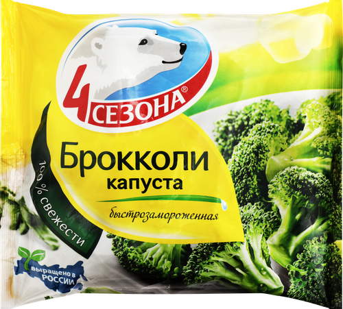 

Капуста брокколи 4 Сезона замороженная 400 г