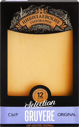 

Сыр Николаевские сыроварни Gruyere Original 45% вес
