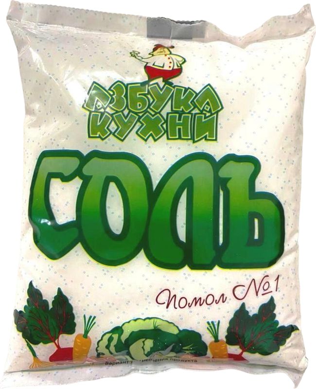 

Соль Азбука Кухни пищевая самосадочная 1кг