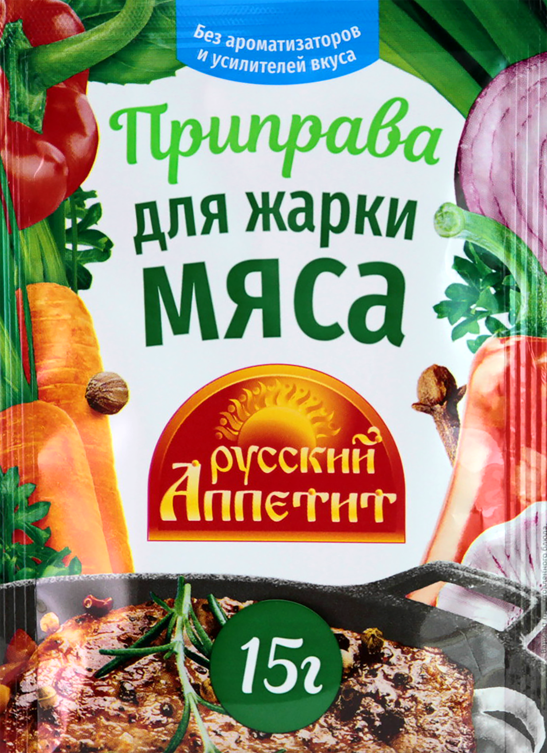 

Приправа для жарки мяса Русский аппетит 15 г