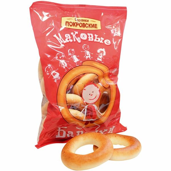 Баранки Покровский хлеб маковые 400г