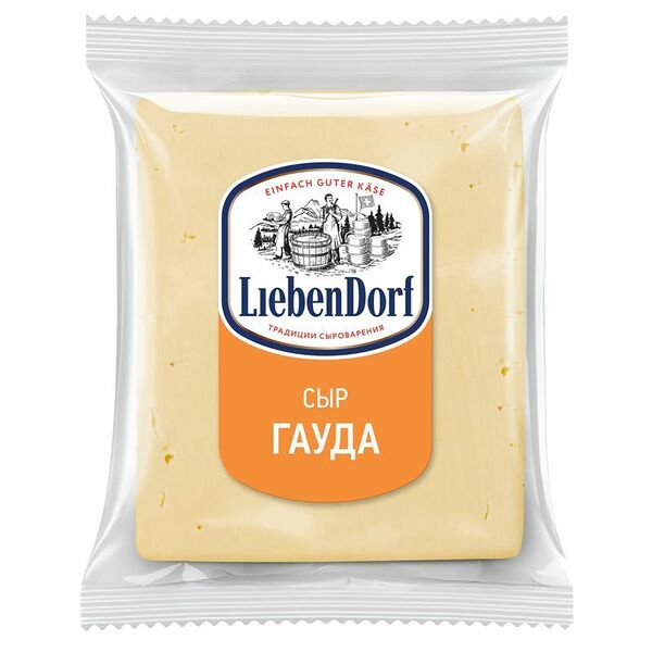 Сыр полутвердый Liebendorf Гауда 45%