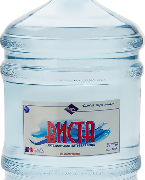 Вода питьевая ВИСТА артезианская 1-й категории негазированная