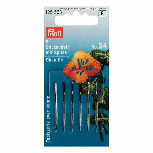 125553 Иглы вышивальные острые №24 0,80*37мм. Prym