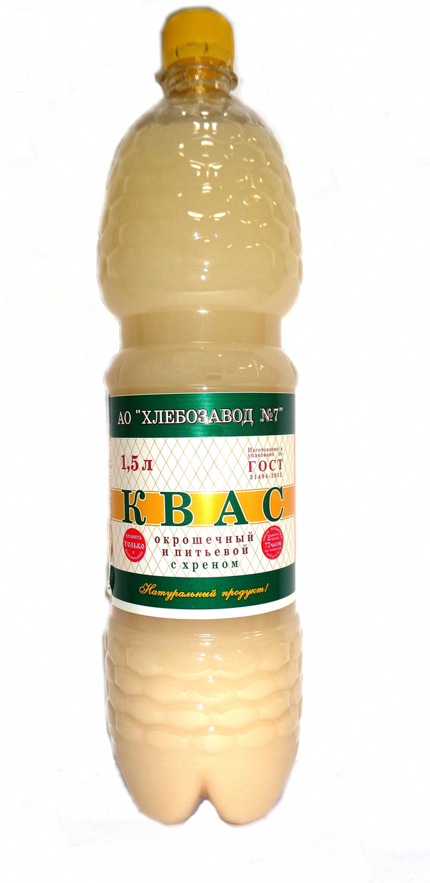 

Квас окрошечный Хлебозавод №7 с хреном 1.5 л