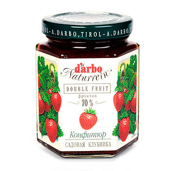 Конфитюр D'arbo Naturrein Double Fruit Садовая клубника