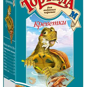 Корм-лакомство Тортила М Креветки для водных черепах