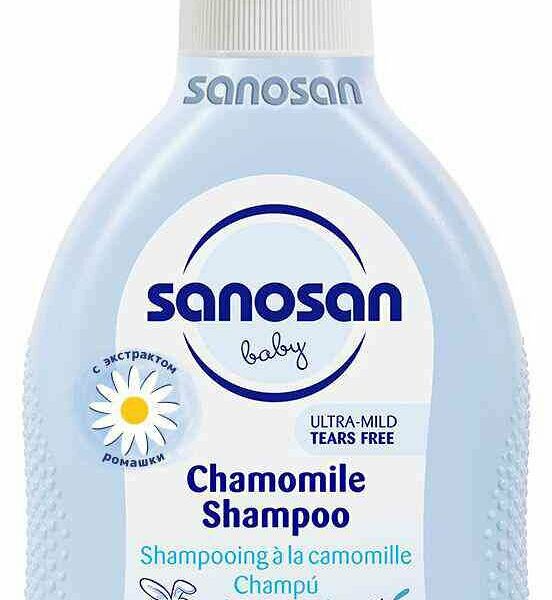 Шампунь для младенцев Sanosan baby с экстрактом ромашки, с рождения