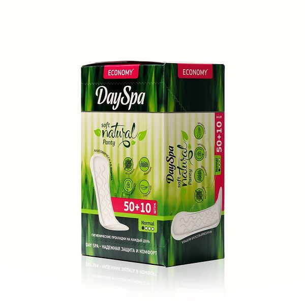 Прокладки Day Spa ежедневные гигиенические classic soft 50шт + 10шт