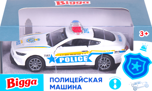 

Машинка полицейская BIGGA, 1:32, Арт. 992220105
