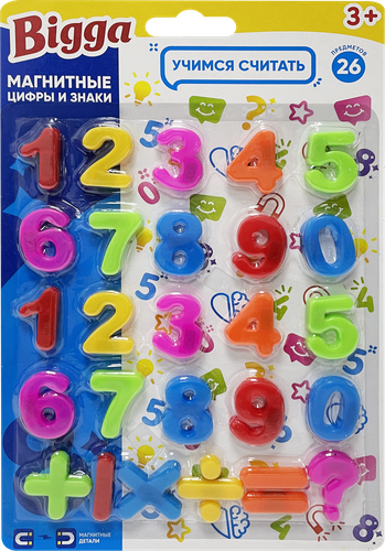

Набор игровой Bigga Магнитные цифры Арт. CB894957