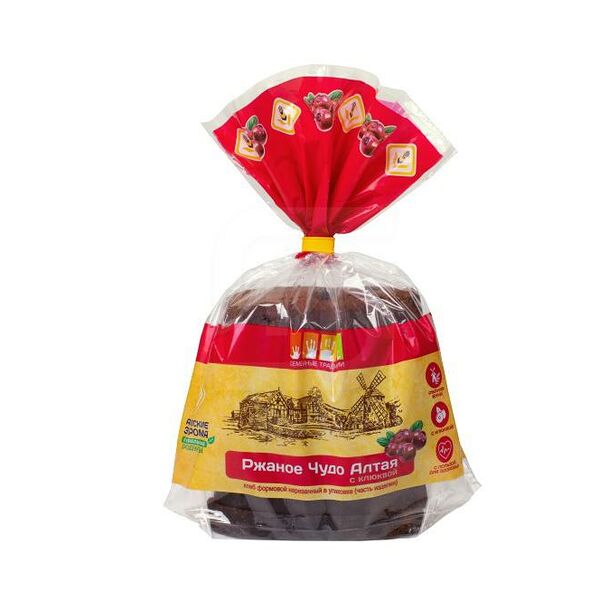 Хлеб Алтайские закрома Ржаное чудо с клюквой