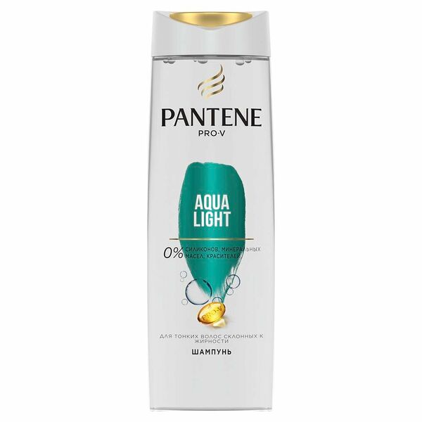 Шампунь Aqua Light для тонких склонных к жирности волос, Pantene
