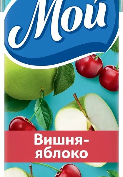 Нектар мой 1.93 л вишня-яблоко тетра-пак