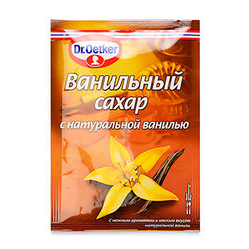 Сахар Dr.Bakers ванильный с натуральной ванилью 15г, Россия