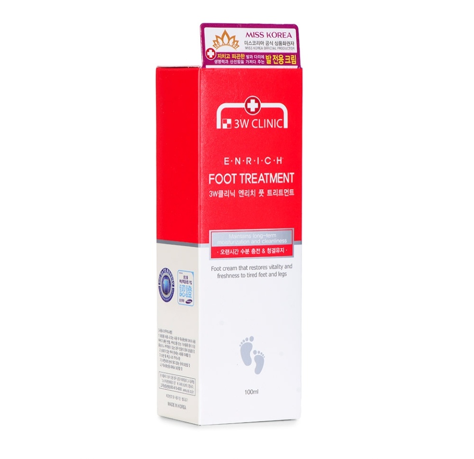 

Крем для ног 3W Clinic Enrich Foot Treatment 100 мл