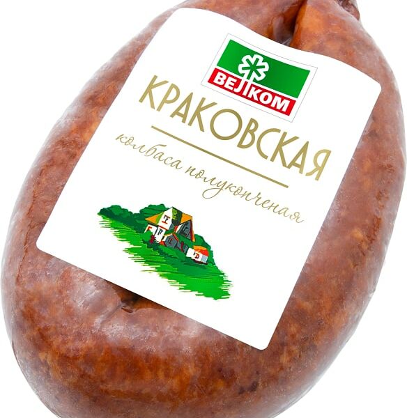 Колбаса Велком Краковская полукопченая 360г