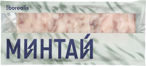 

Минтай замороженный Borealis филе порционное 750 г