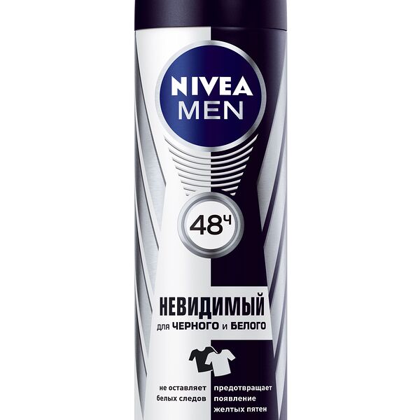 Антиперспирант Nivea for Men Невидимый для черного и белого Fresh