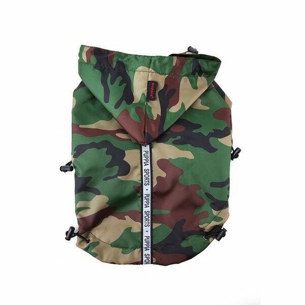 Плащ для собак со Puppia Base Jumper светоотражающими лентами камуфляж S