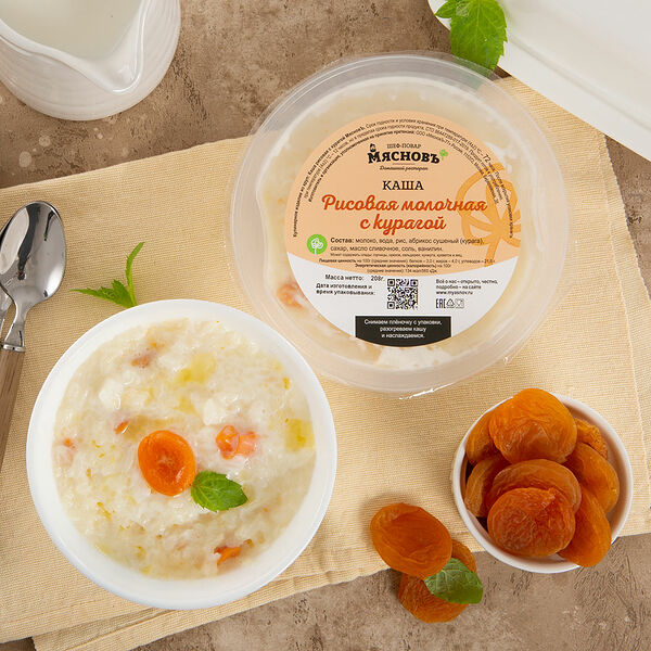 Каша рисовая с курагой МясновЪ Шеф-повар