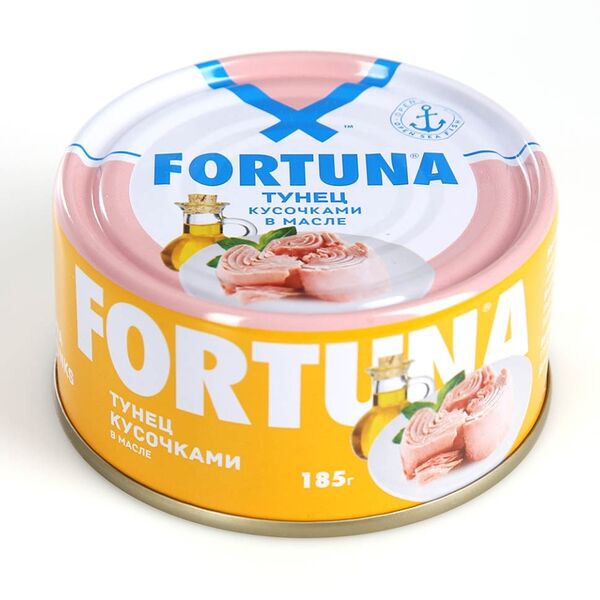 Тунец Fortuna кусочки в масле