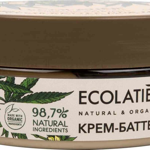 Крем-баттер для тела Ecolatier Organic Cannabis Упругость & Релаксация, 150 мл
