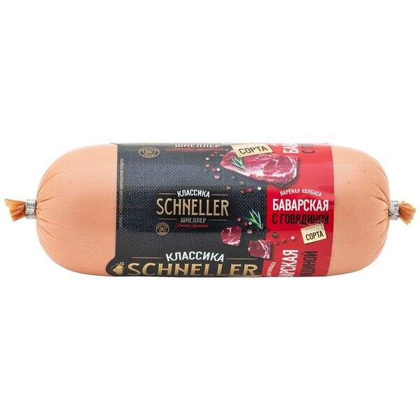 Колбаса вареная Schneller Баварская с говядиной