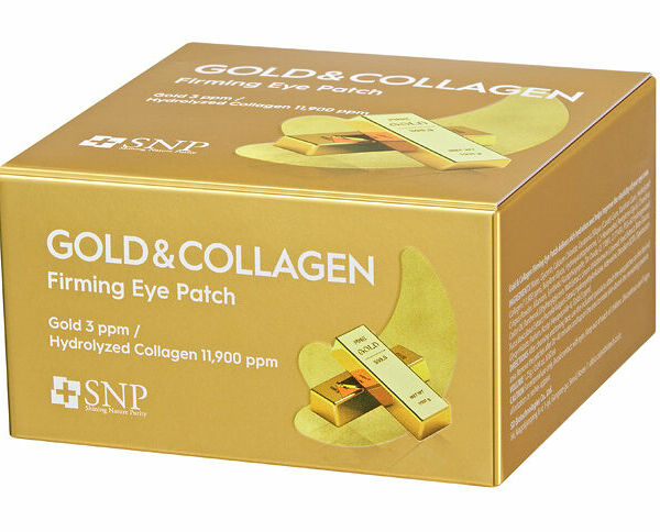 Патчи для области вокруг глаз SNP Gold Collagen Firming гидрогелевые с 24К золотом и коллагеном 60 шт