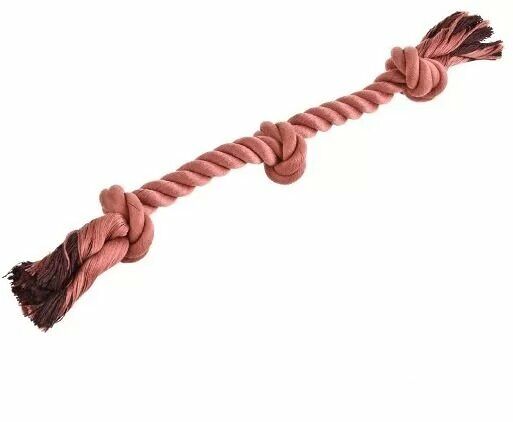 HOMEPET игрушка для собак канат с тремя узлами 43 см