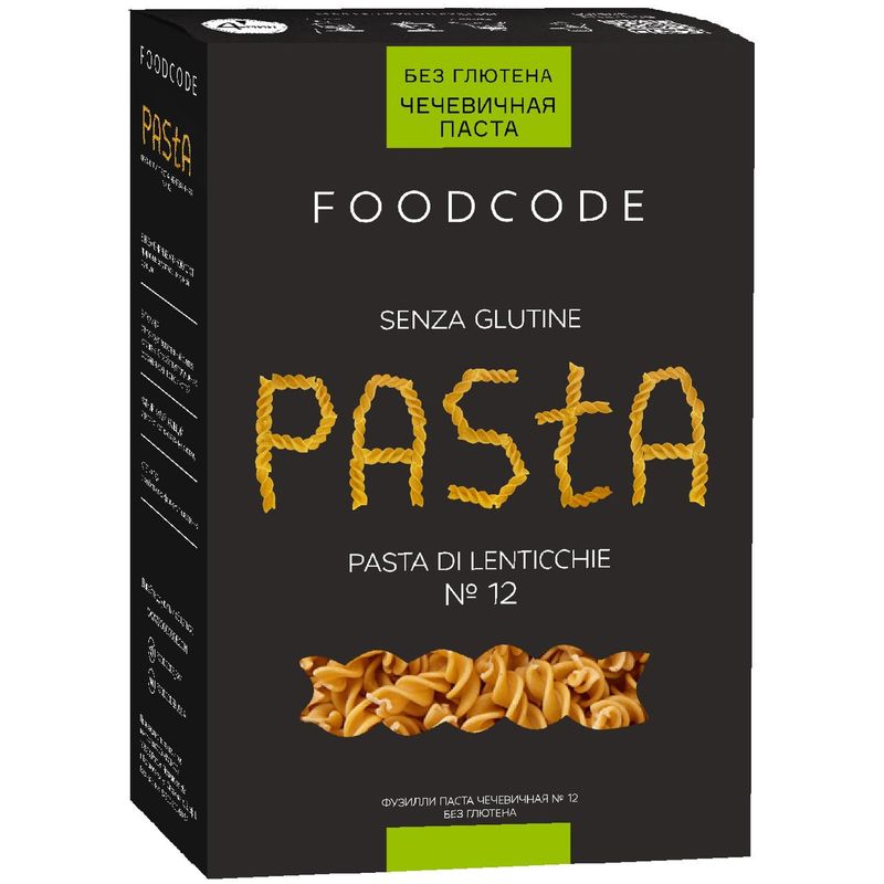 

Макаронные изделия Foodcode Pasta Фузилли из чечевицы без глютена 250 г
