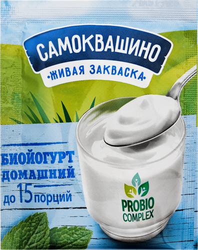 

Закваска Самоквашино Биойогурт Домашний, без змж, 2 г