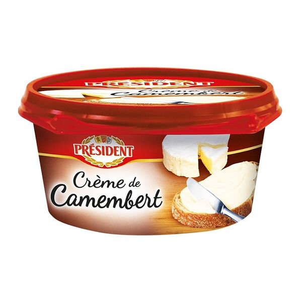 Сыр плавленый President Creme de Camembert с белой плесенью 50%