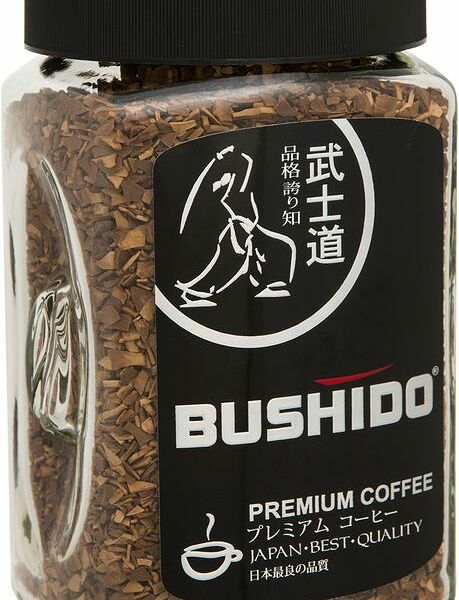 Кофе Bushido Black Katana натуральный растворимый, 100г