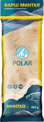 

Фарш минтая Polar порционный замороженный 400 г