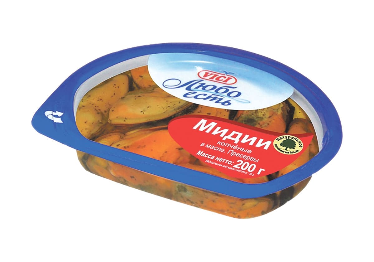 

Мидии в масле Vici Любо есть копченые 200 г